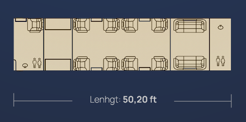 Plane Layout Rectangular 1
